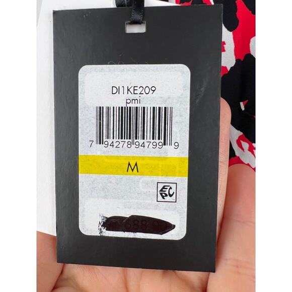 Women's DKNY Animal Print Tankini Top Medium - Picture 6 of 8